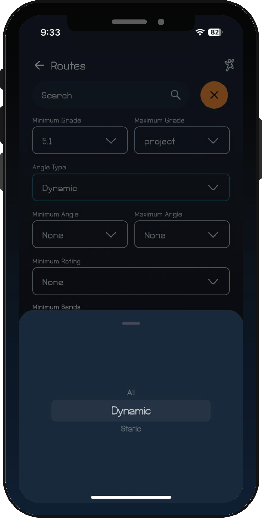 Nectar app — climb