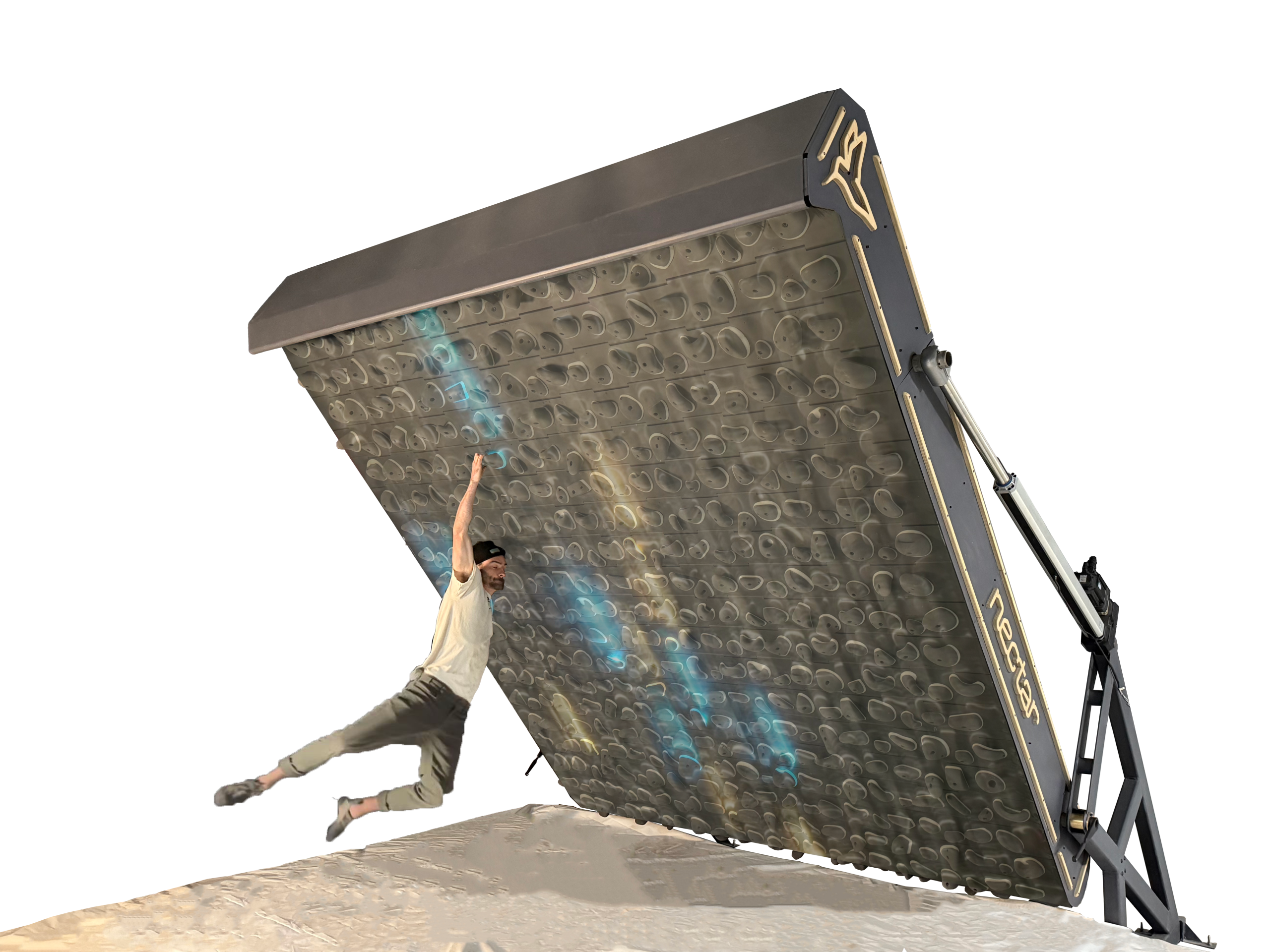 Climber on the Omni Board
